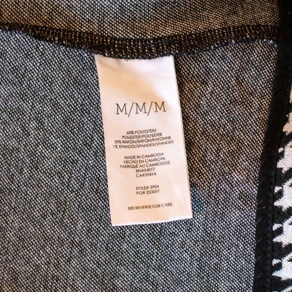 Cabi #3905 Houndstooth Shawl & Blazer // Jacket Size M w/shoulder pads - Picture 14 of 16